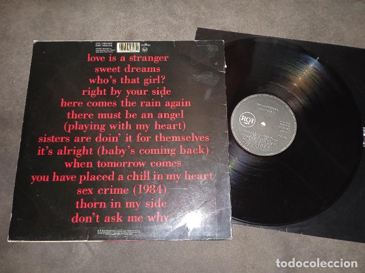 Discos de vinilo: THE EURYTHMICS. LP. GREATEST HITS. MADE IN SPAIN. 1991 - Foto 4
