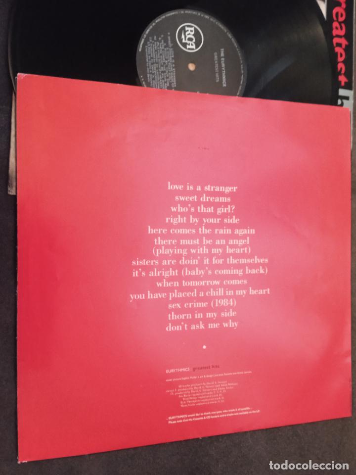 Discos de vinilo: THE EURYTHMICS. LP. GREATEST HITS. MADE IN SPAIN. 1991 - Foto 8