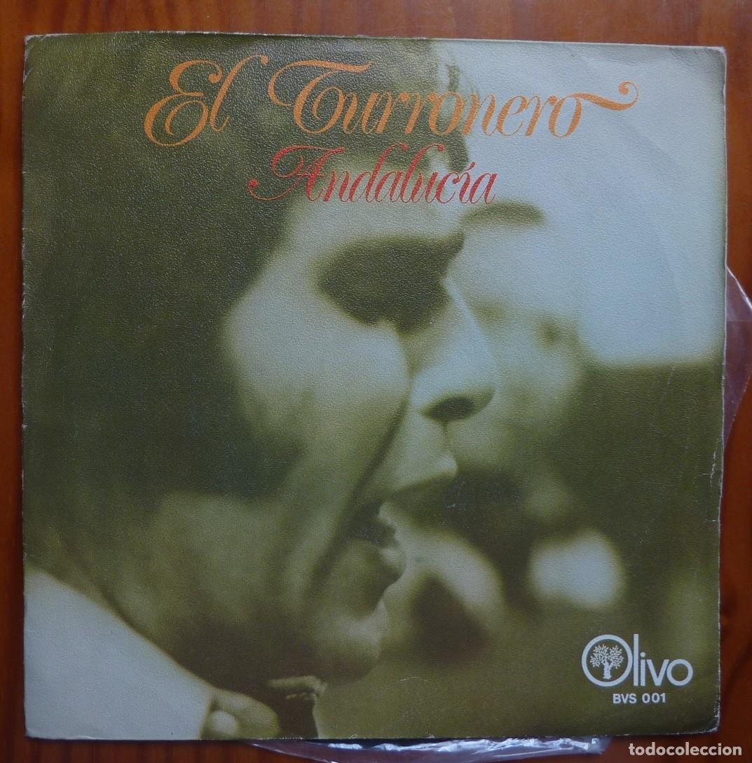 Discos de vinilo: EL TURRONERO / ANDALUCIA / 1977 / SINGLE - Foto 1