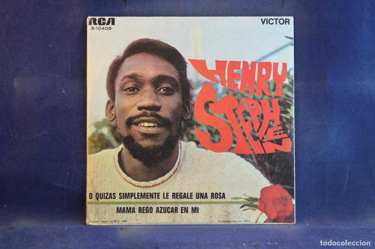 Discos de vinilo: HENRY STEPHEN - O QUIZAS SIMPLEMENTE LE REGALE UNA ROSA - SINGLE - Foto 2
