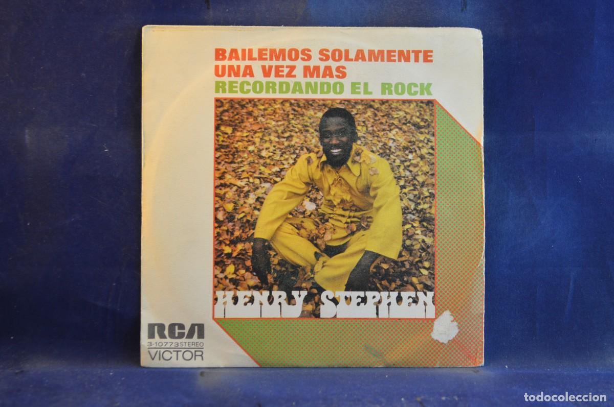 Discos de vinilo: HENRY STEPHEN - BAILEMOS SOLAMENTE UNA VEZ MAS - SINGLE - Foto 1