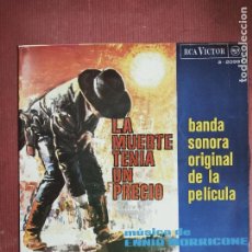 Discos de vinilo: LA MUERTE TENÍA UN PRECIO - ENNIO MORRICONE - EP RCA VICTOR 1966