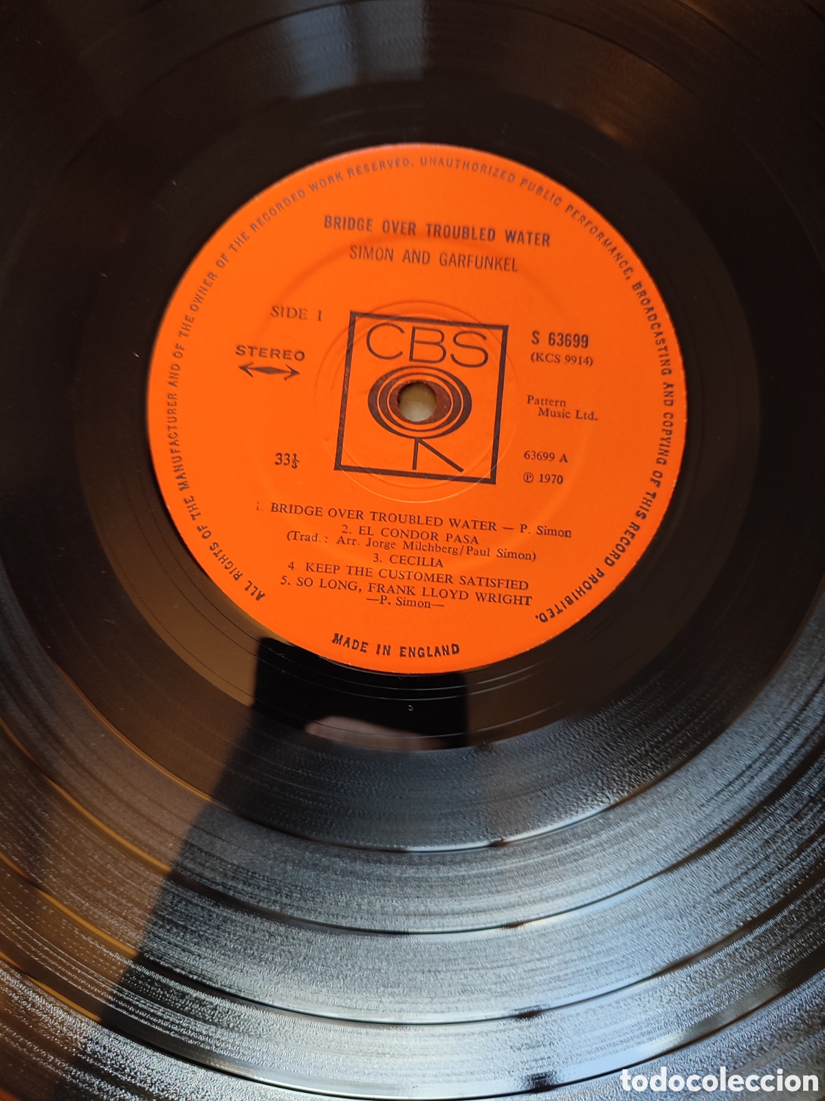 Discos de vinilo: Simon & Garfunkel - Bridge over troubled water - Foto 4