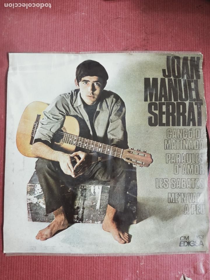 Discos de vinilo: JOAN MANUEL SERRAT - CAN&Ccedil;O DE MATINADA +3. EP EDIGSA 1966. - Foto 1
