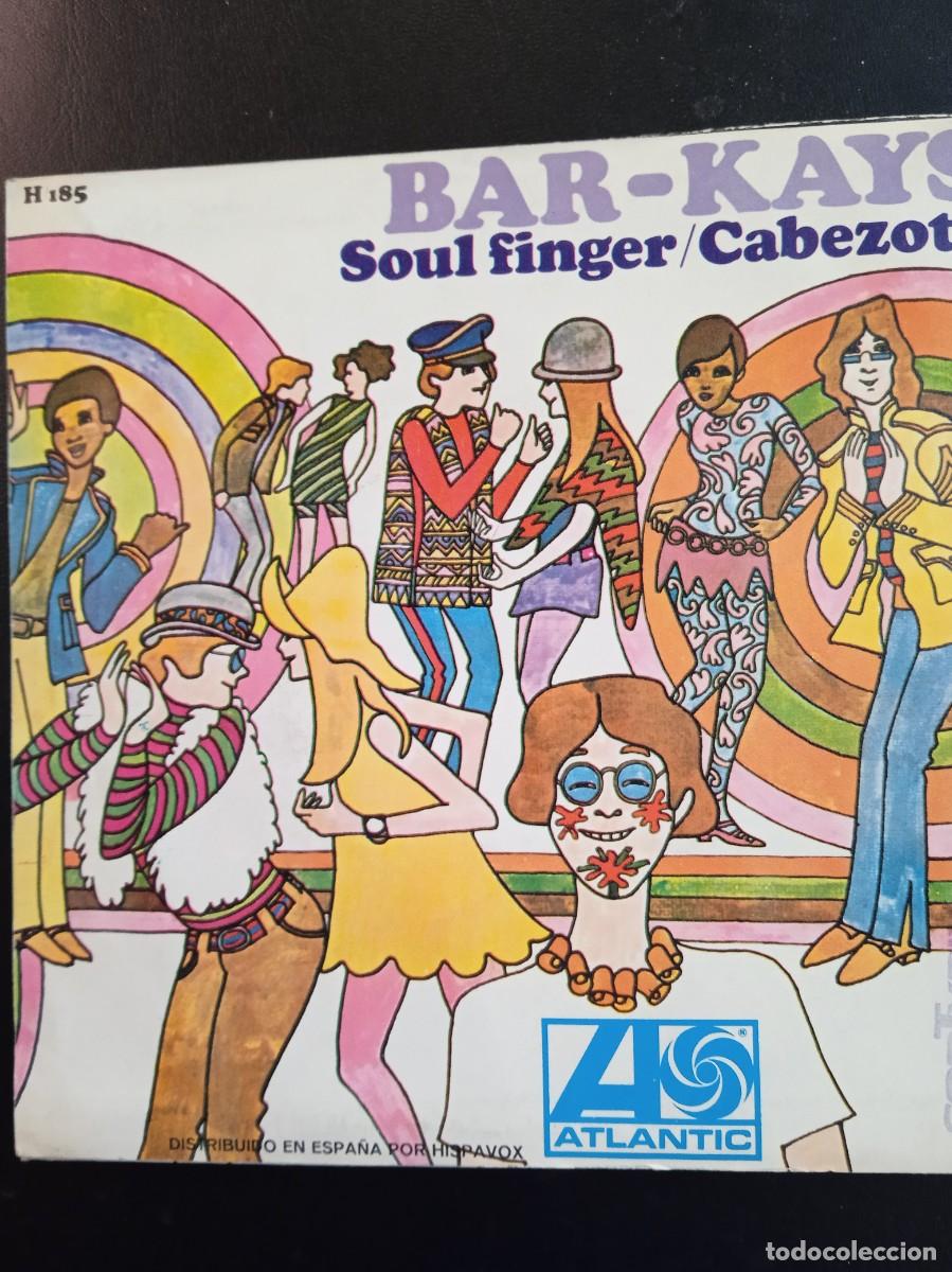 Discos de vinilo: BAR- KAYS- SOUL FINGER. SINGLE - Foto 1