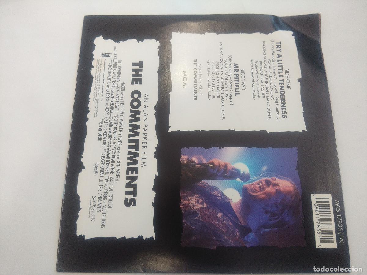 Discos de vinilo: THE COMMITMENTS/TRY A LITTLE TENDERNESS/SINGLE. - Foto 3