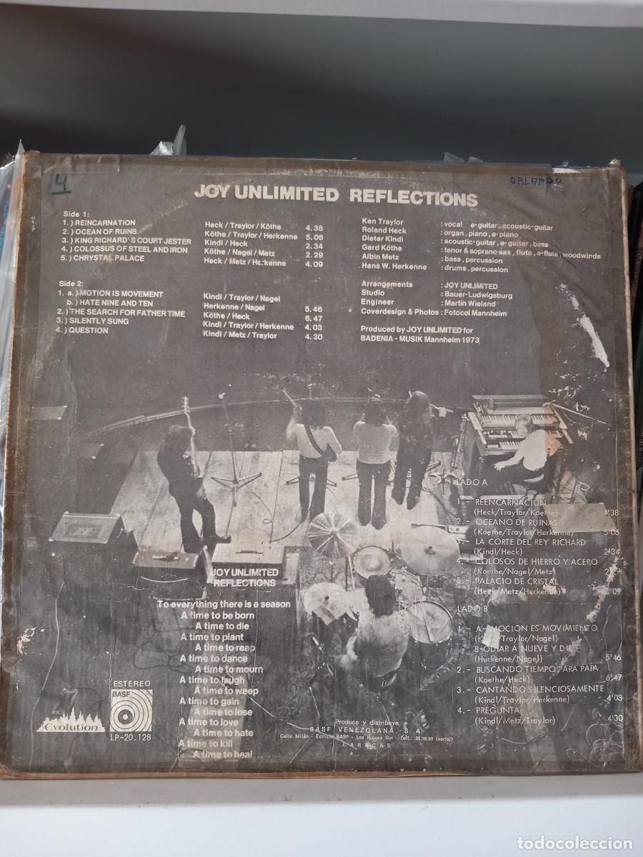 Discos de vinilo: Joy Unlimited &lrm;&ndash; Reflections -lp edic. venezuela - Foto 2