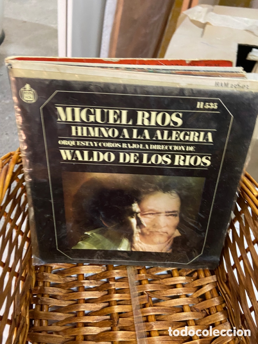 Discos de vinilo: Vinilo Miguel r&iacute;os - himno de la alegr&iacute;a - Foto 1