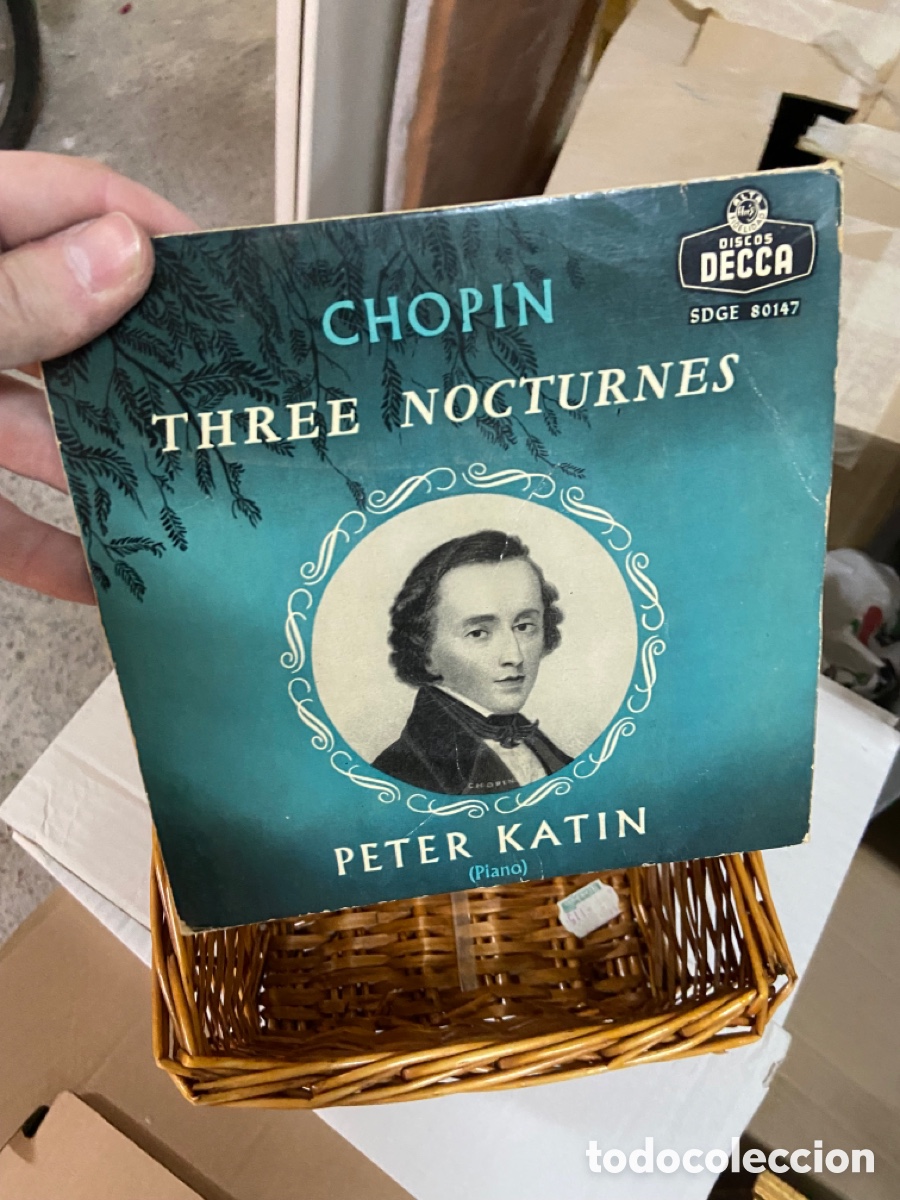 Discos de vinilo: Vinilo CHOPIN THREE NOCTURNES - PETER KATIN - Foto 1