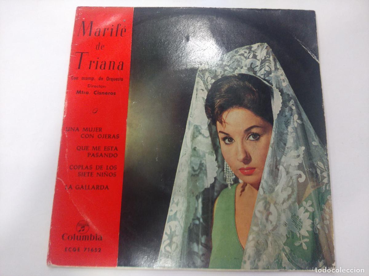 Discos de vinilo: MARIFE DE TRIANA/UNA MUJER CON OJERAS/SINGLE. - Foto 1