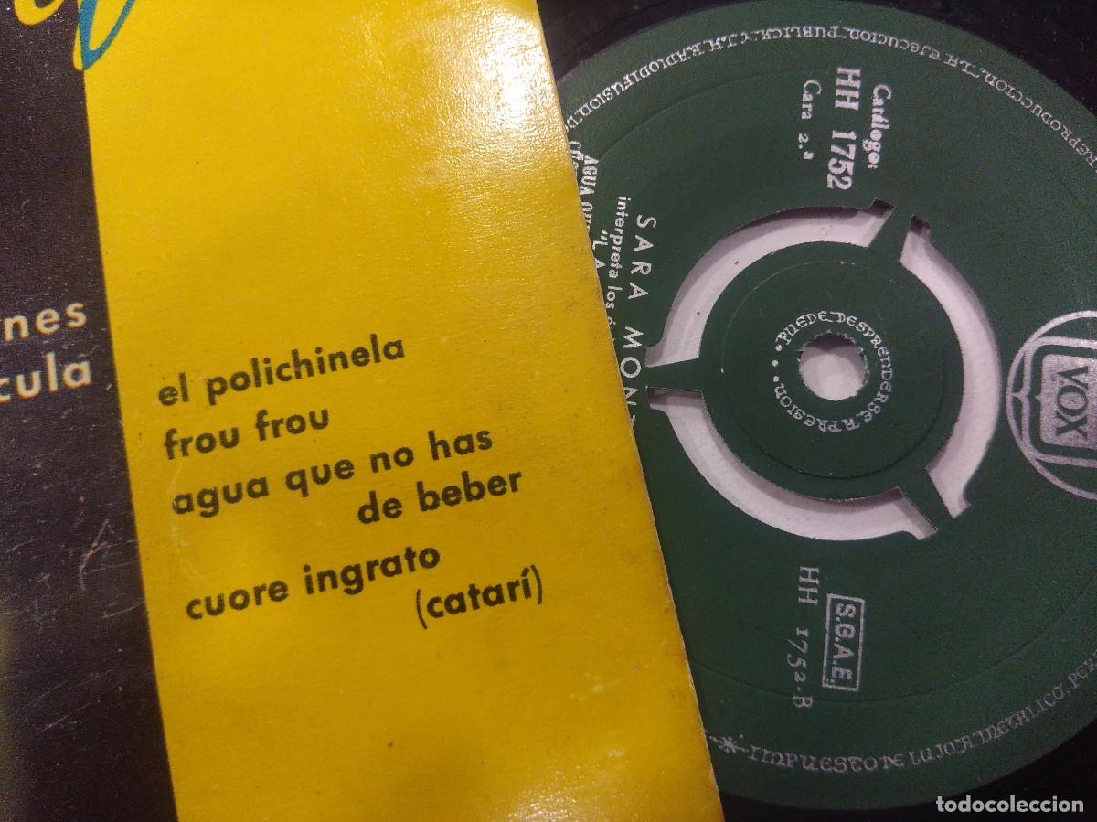 Discos de vinilo: SARITA MONTIEL/LA VIOLETERA/SINGLE. - Foto 2