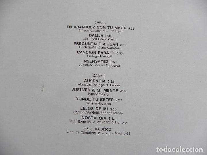 Discos de vinilo: DYANGO -SUS GRANDES EXISTOS -LP 1981 - Foto 3