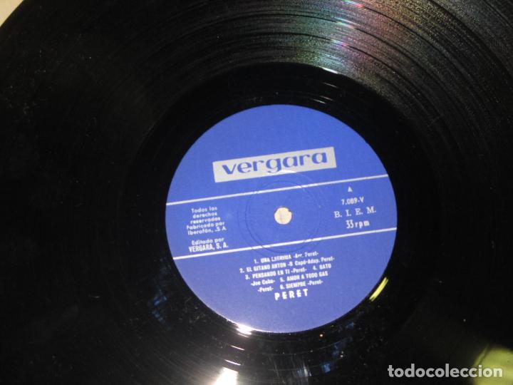 Discos de vinilo: PERET - PERET - SPAIN - VERGARA - REF 7.089-H - IBL - - Foto 3