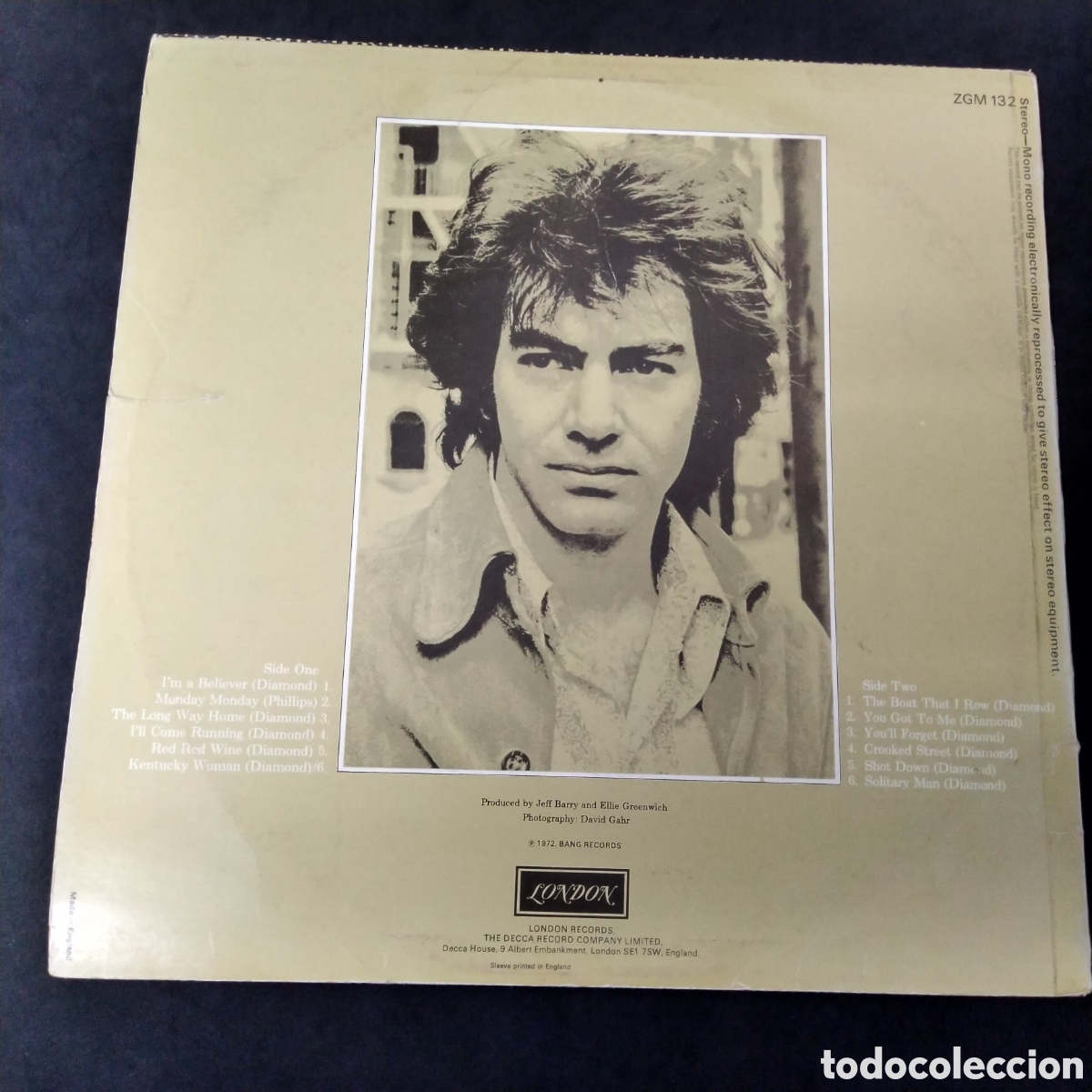 Discos de vinilo: NEIL DIAMOND - GOLD DIAMOND - LP - 1972 - Foto 2