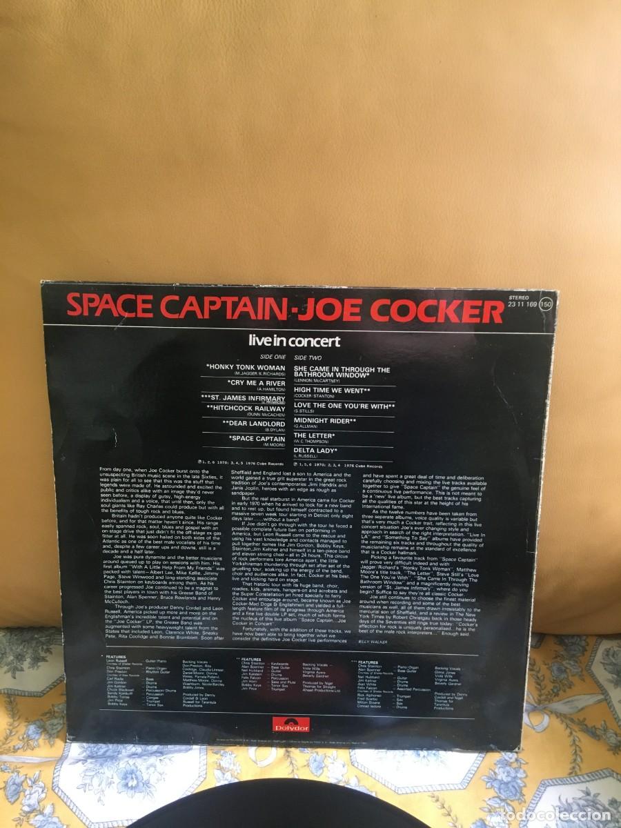 Discos de vinilo: Joe Cocker &lrm;&ndash; Space Captain - Live In Concert - Foto 2