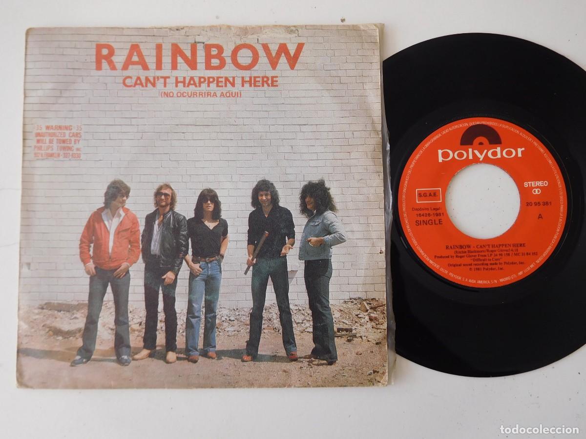Discos de vinilo: Rainbow 7 Single. Cant happen here. Edici&oacute;n espa&ntilde;ola - Foto 1