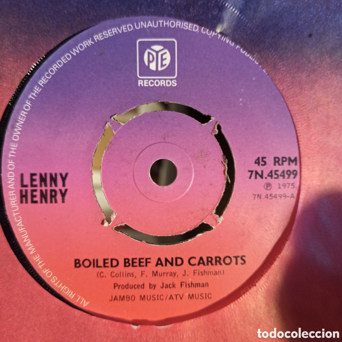 Discos de vinilo: Lenny Henry &ndash; Boiled Beef And Carrots - Foto 1