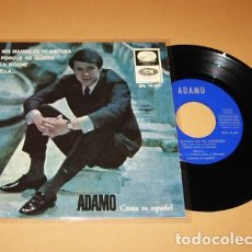 Discos de vinilo: ADAMO - MIS MANOS EN TU CINTURA / LA NOCHE (TEMAS EN ESPAÑOL) - SINGLE EP - 1966
