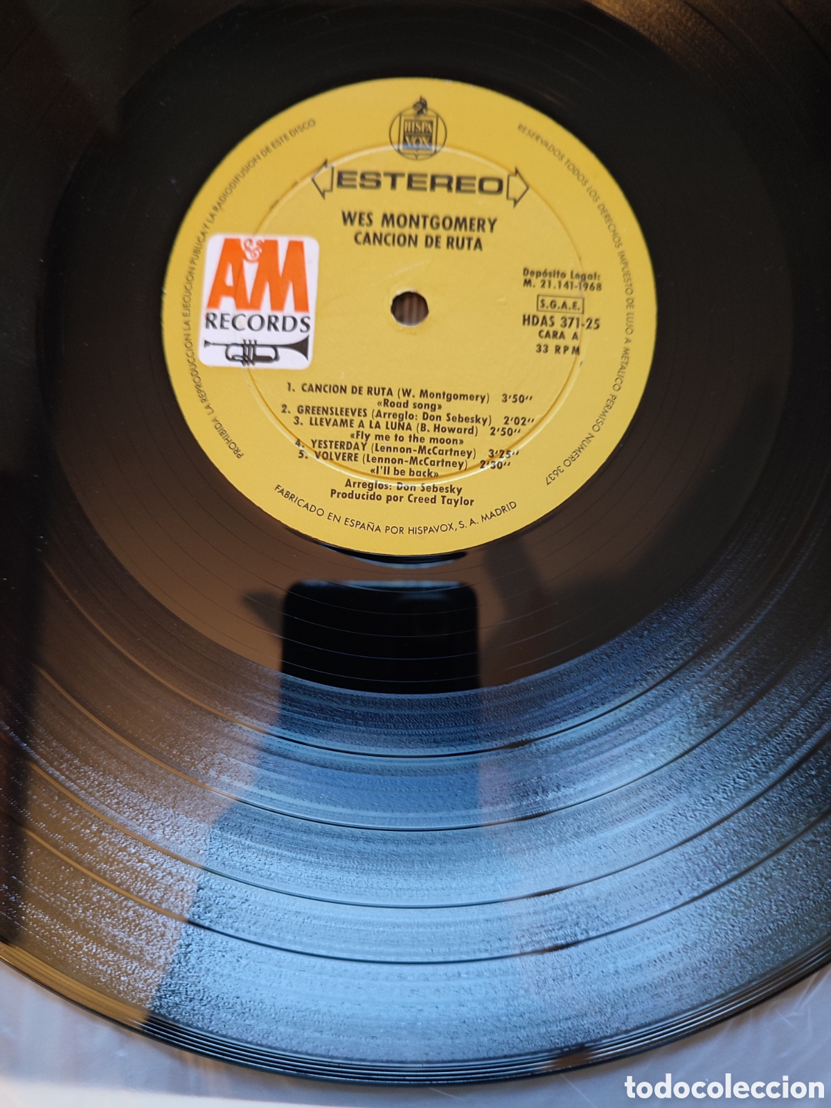 Discos de vinilo: Wes Montgomery - Canci&oacute;n de ruta - Foto 5