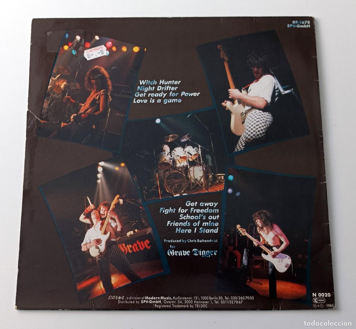 Discos de vinilo: LP GRAVE DIGGER - WITCH HUNTER - Foto 2