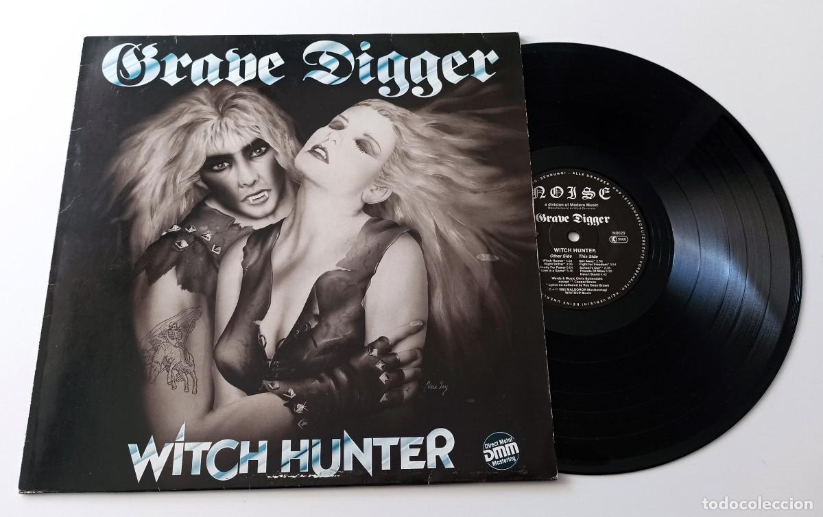 Discos de vinilo: LP GRAVE DIGGER - WITCH HUNTER - Foto 3