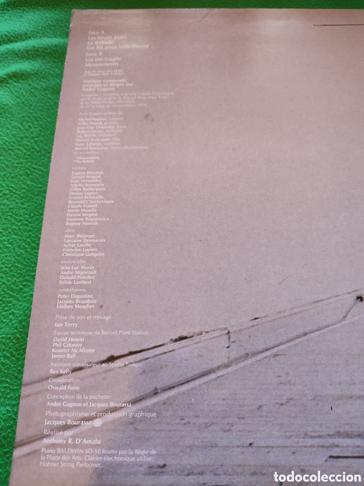 Discos de vinilo: Andre Gagnon - Mouvements - Foto 3