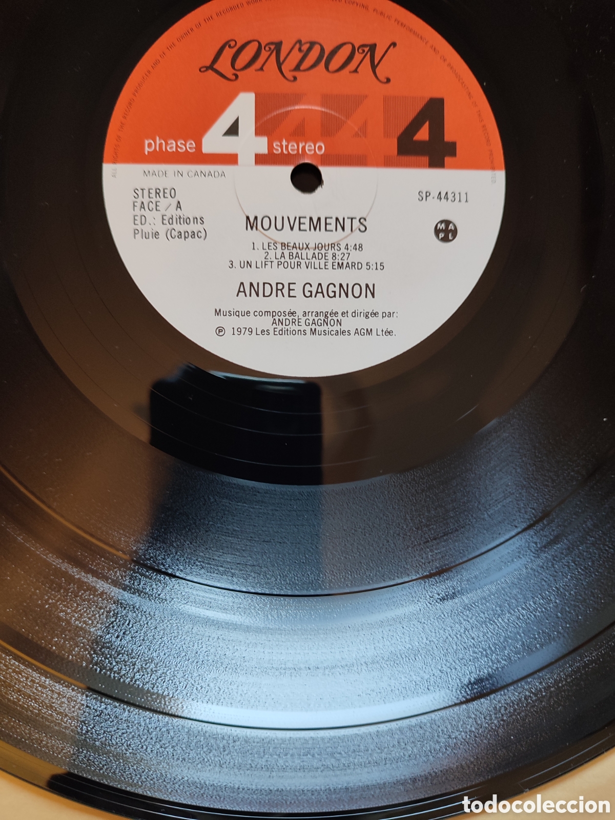 Discos de vinilo: Andre Gagnon - Mouvements - Foto 5
