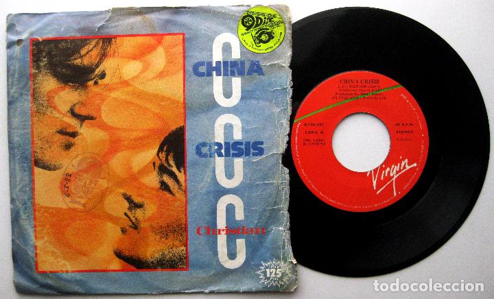 Discos de vinilo: China Crisis - Christian - Single Virgin 1983 BPY - Foto 1