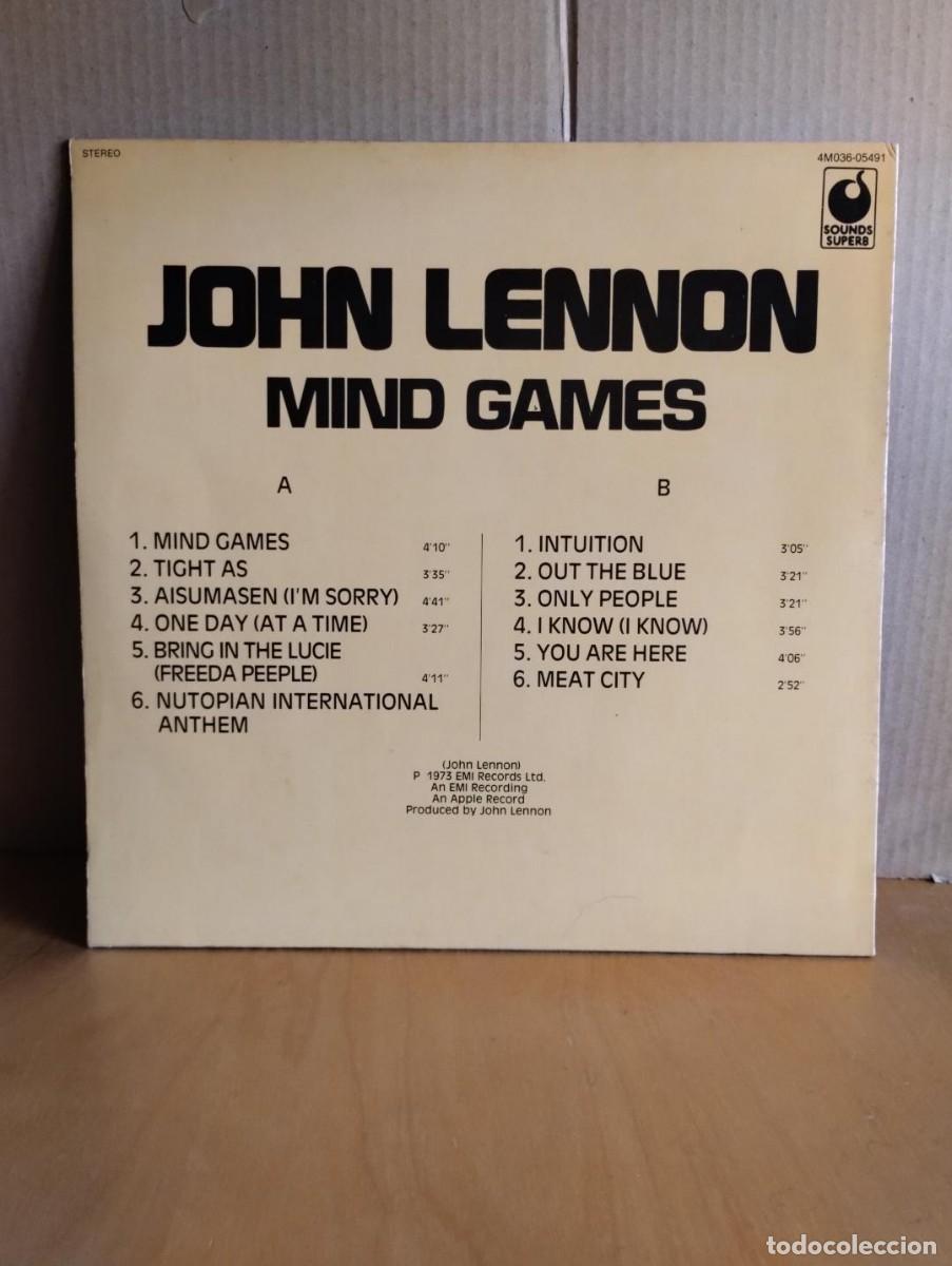 Discos de vinilo: JOHN LENNON ----- MIND GAMES - Foto 2