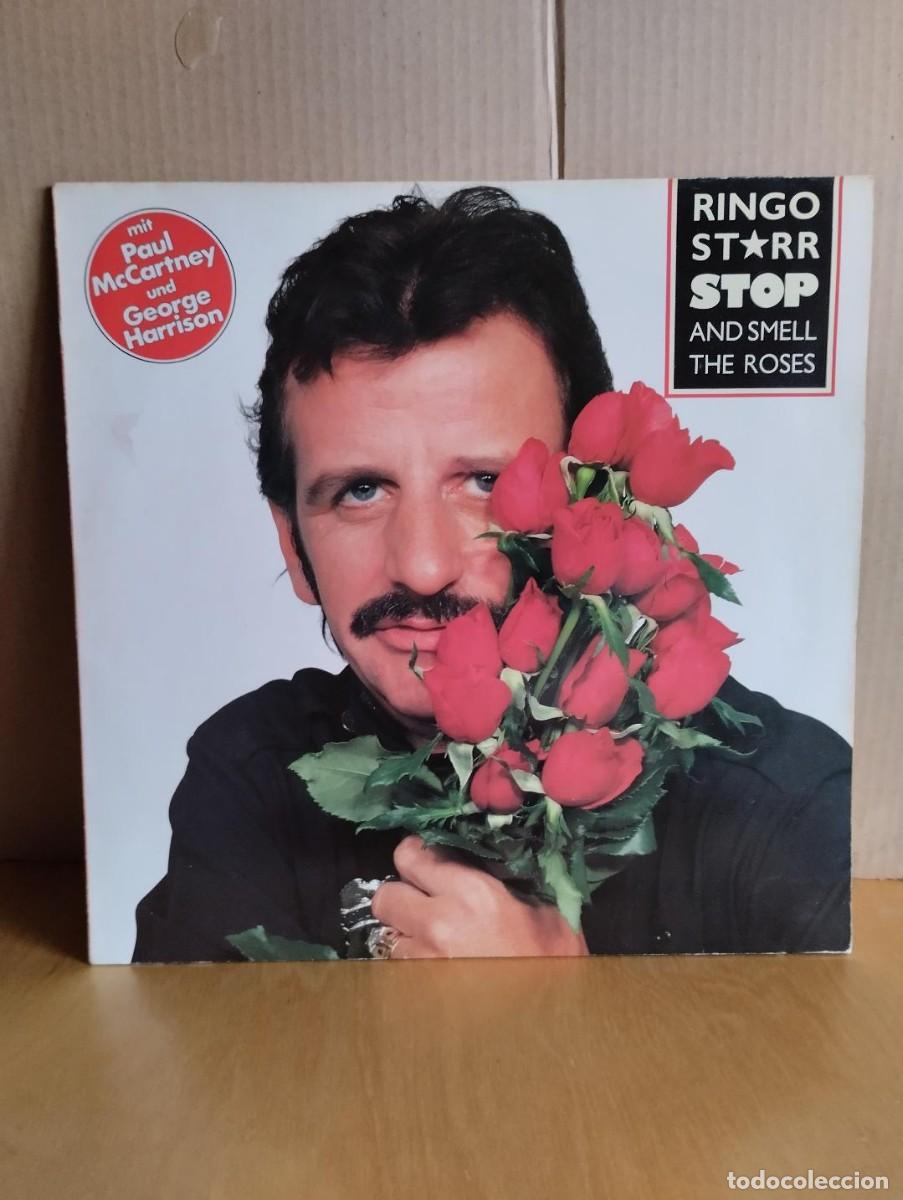 Discos de vinilo: RINGO STARR ---- STOP AND SMELL THE ROSES - Foto 1