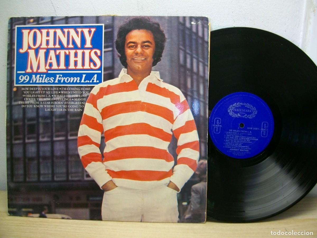 Discos de vinilo: Johnny Mathis &ndash; 99 Miles From L.A. LP - Foto 1