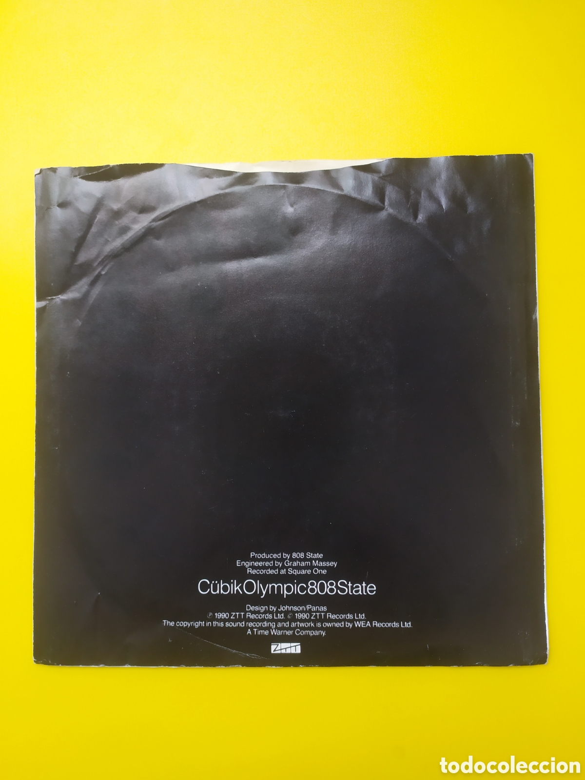Discos de vinilo: Single 808 State. C&uuml;bik / Olympic - Foto 2