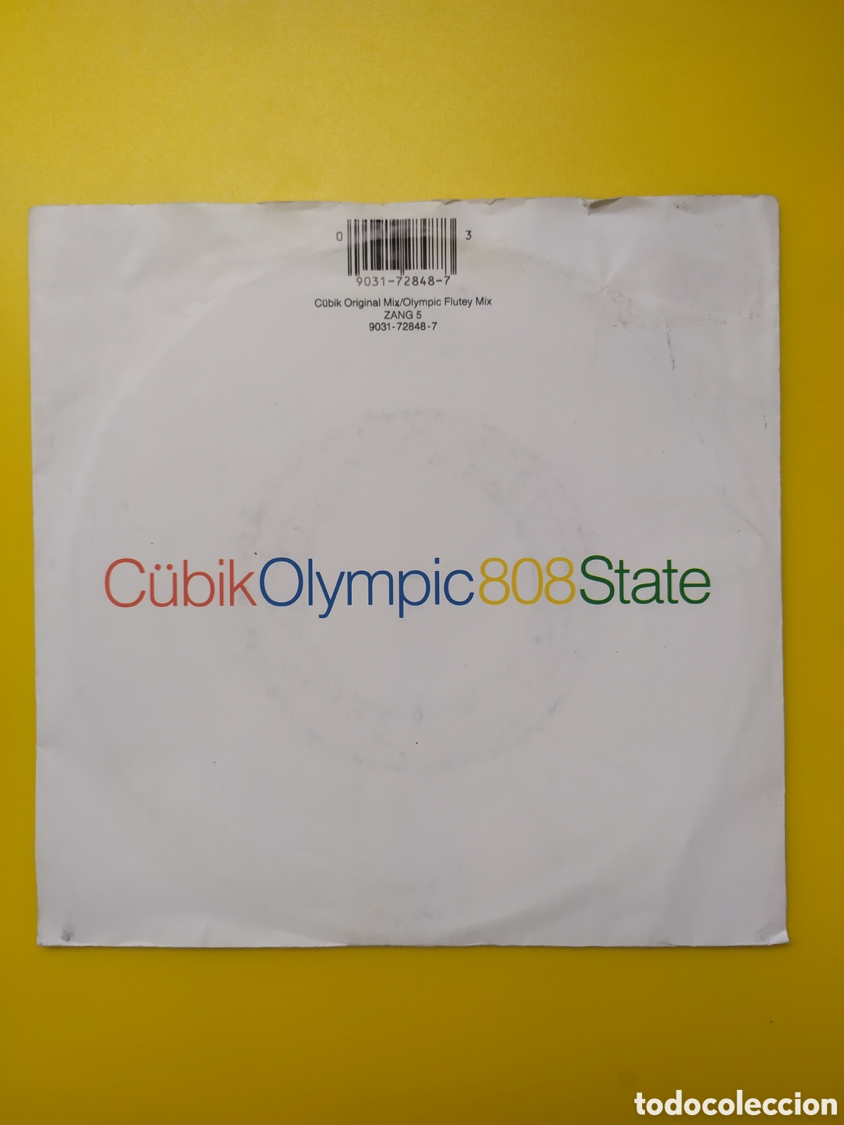 Discos de vinilo: Single 808 State. C&uuml;bik / Olympic - Foto 1