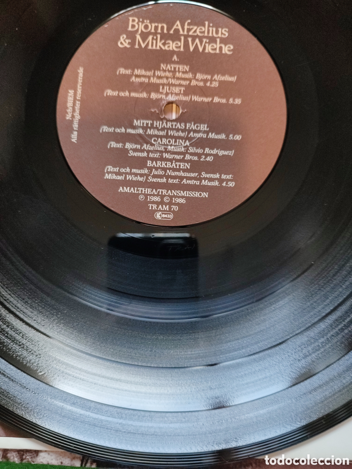 Discos de vinilo: Bjorn Afzelius & Mikael Wiehe - Same - Foto 6