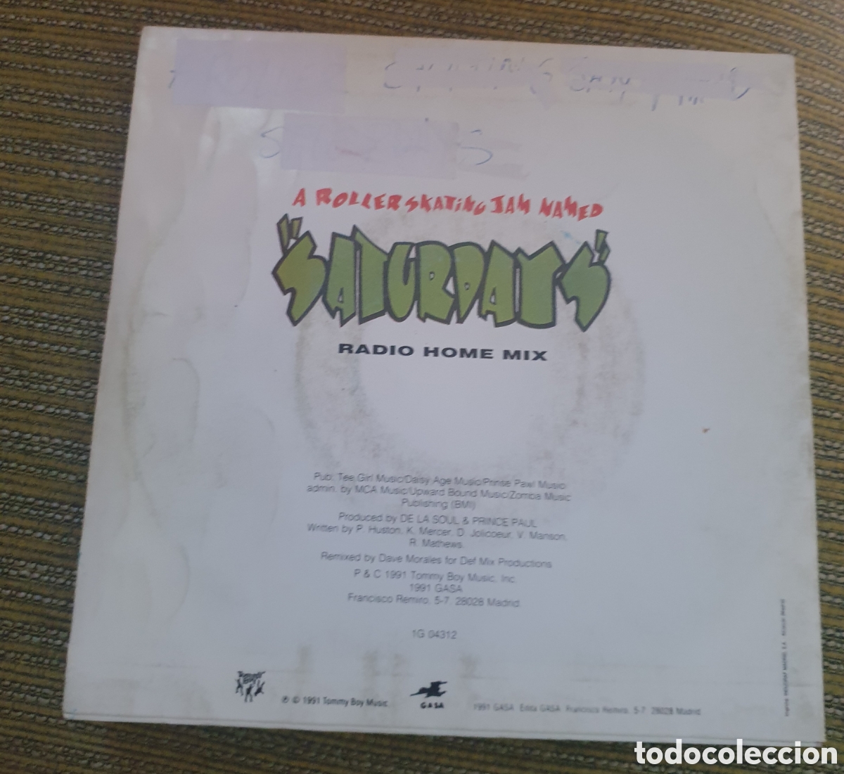 Discos de vinilo: De la soul - saturdays - Foto 2