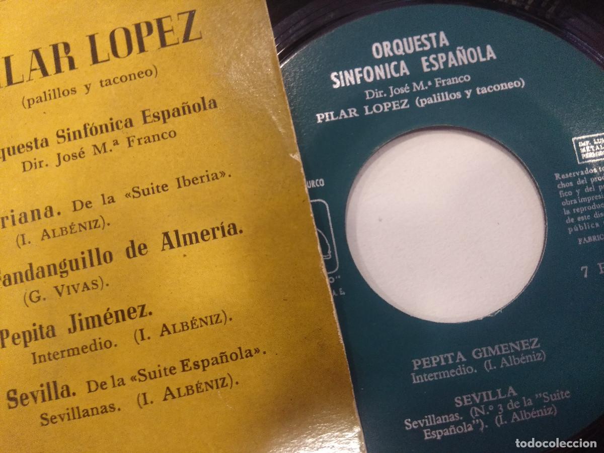Discos de vinilo: PILAR LOPEZ/TRIANA/SINGLE. - Foto 2