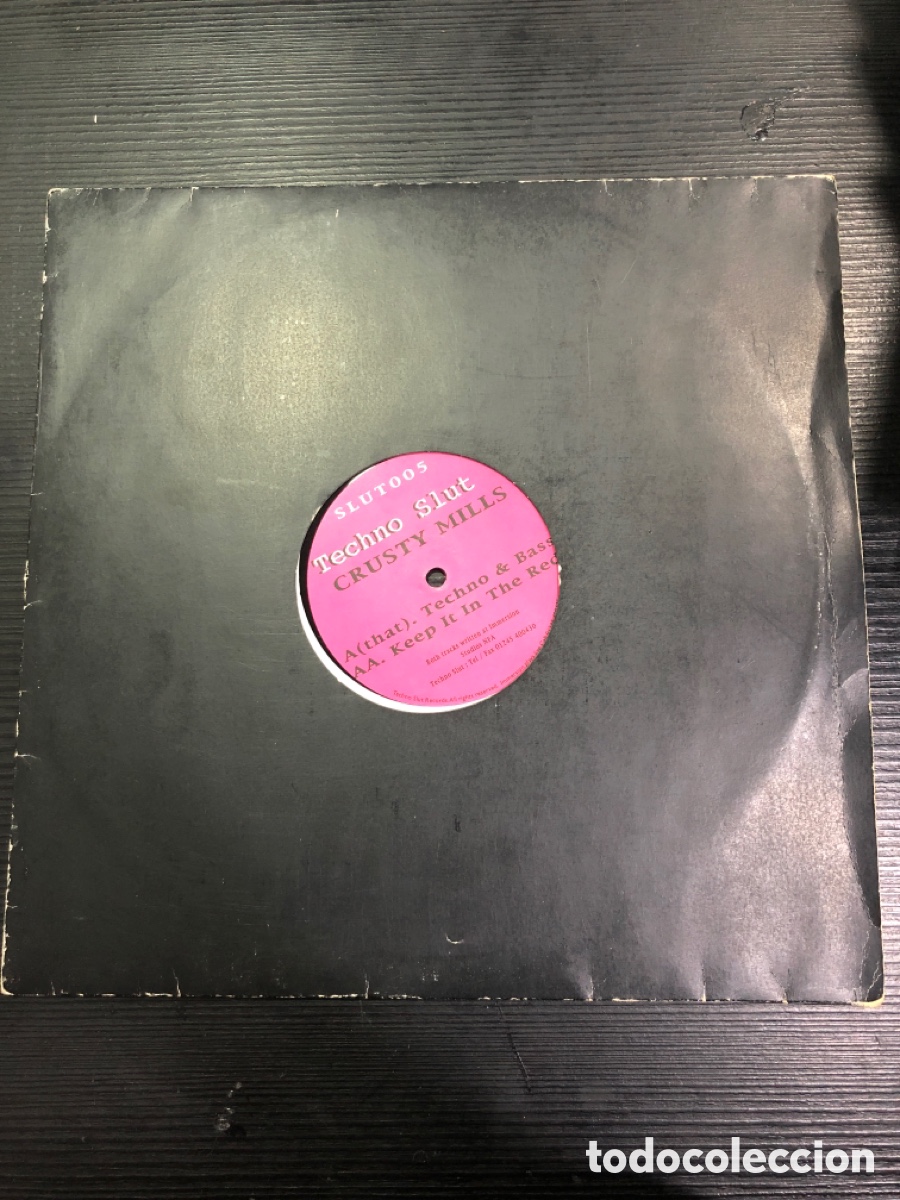 Discos de vinilo: Vinilo Techno Slut, Crusty Mills - Foto 1