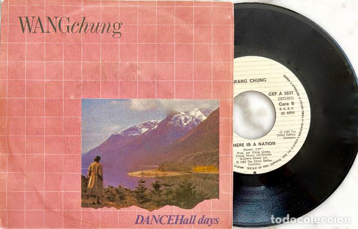 Discos de vinilo: WANG CHUNG, DANCE HALL DAYS. SINGLE ORIGINAL ESPA&Ntilde;A 1983 - Foto 1