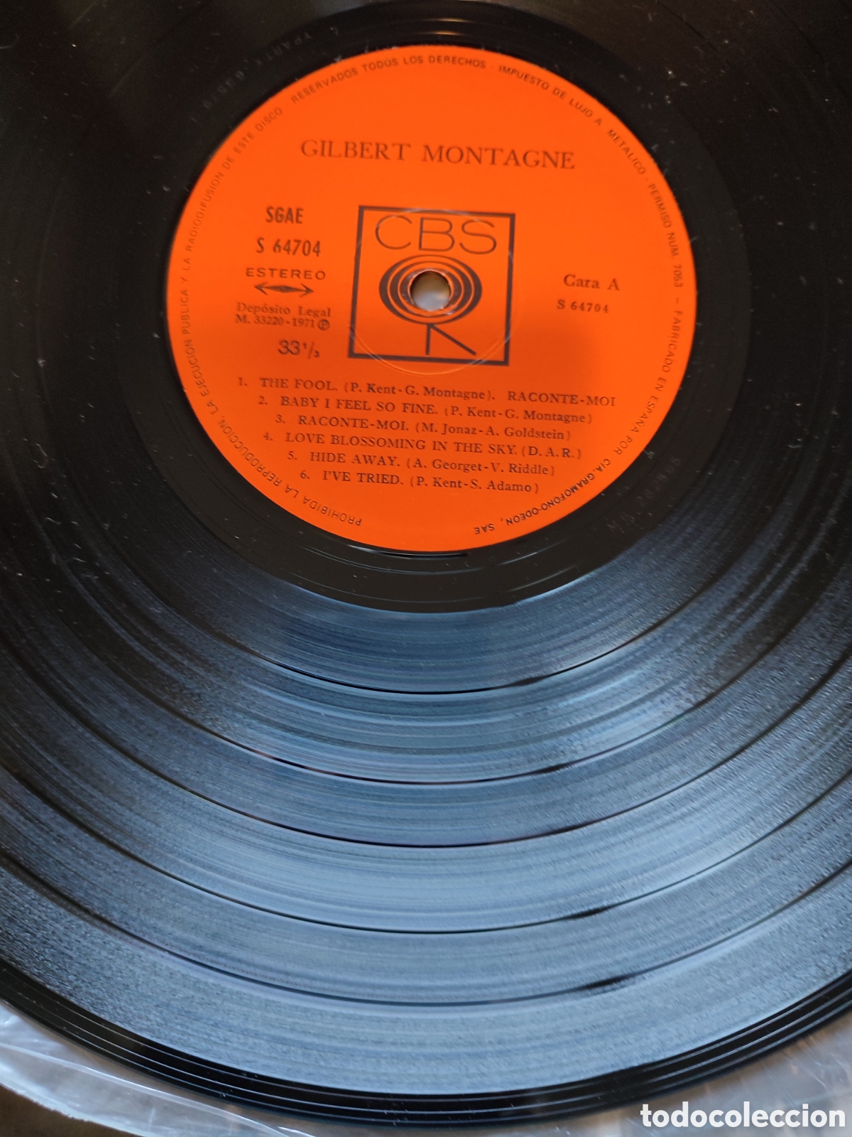 Discos de vinilo: Gilbert Montagne - Same - Foto 3