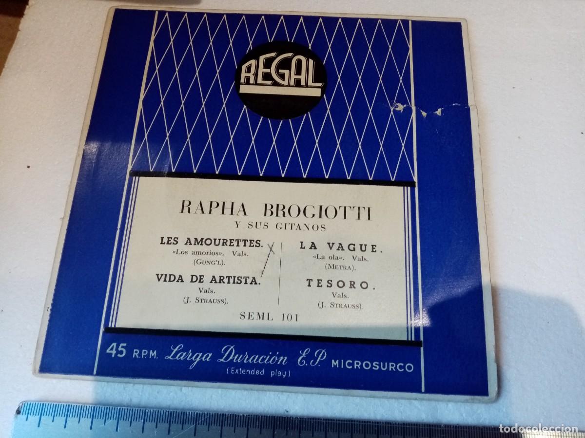 Discos de vinilo: SINGLE DE VINILO - RAPHA BROGIOTTI Y SUS GITANOS - MUSICA - Foto 1