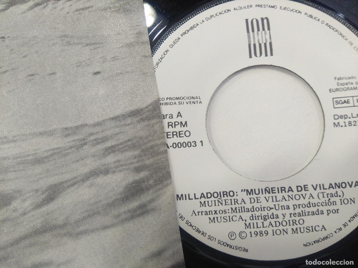 Discos de vinilo: MILLADOIRO/MU&Ntilde;EIRA DE VILANOVA/SINGLE. - Foto 2