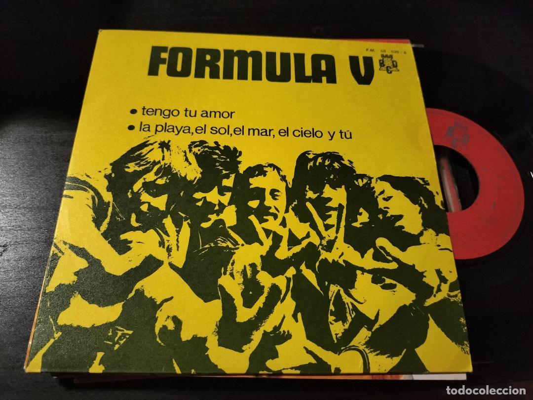 Discos de vinilo: FORMULA V - LA PLAYA EL SOL EL MAR EL CIELO Y TU 7&rdquo; SINGLE BCD 1970 - Foto 1