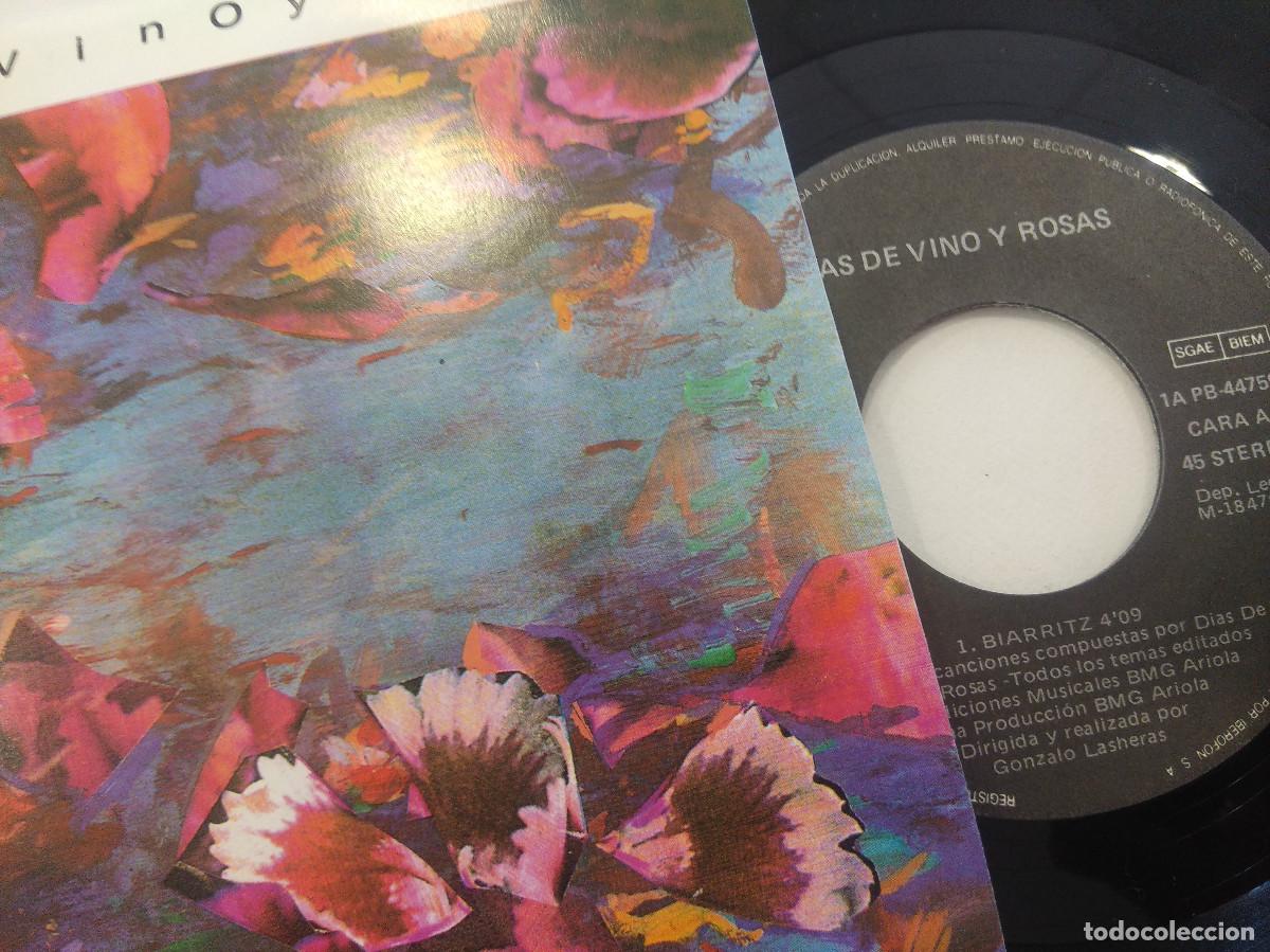 Discos de vinilo: DIAS DE VINO Y ROSAS/BIARRITZ/SINGLE. - Foto 2