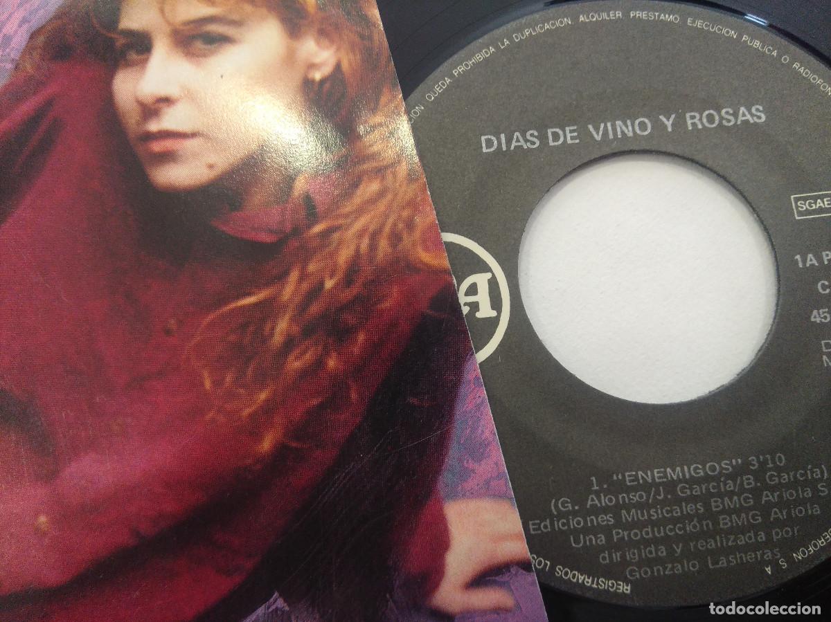 Discos de vinilo: DIAS DE VINO Y ROSAS/ENEMIGOS/SINGLE. - Foto 2