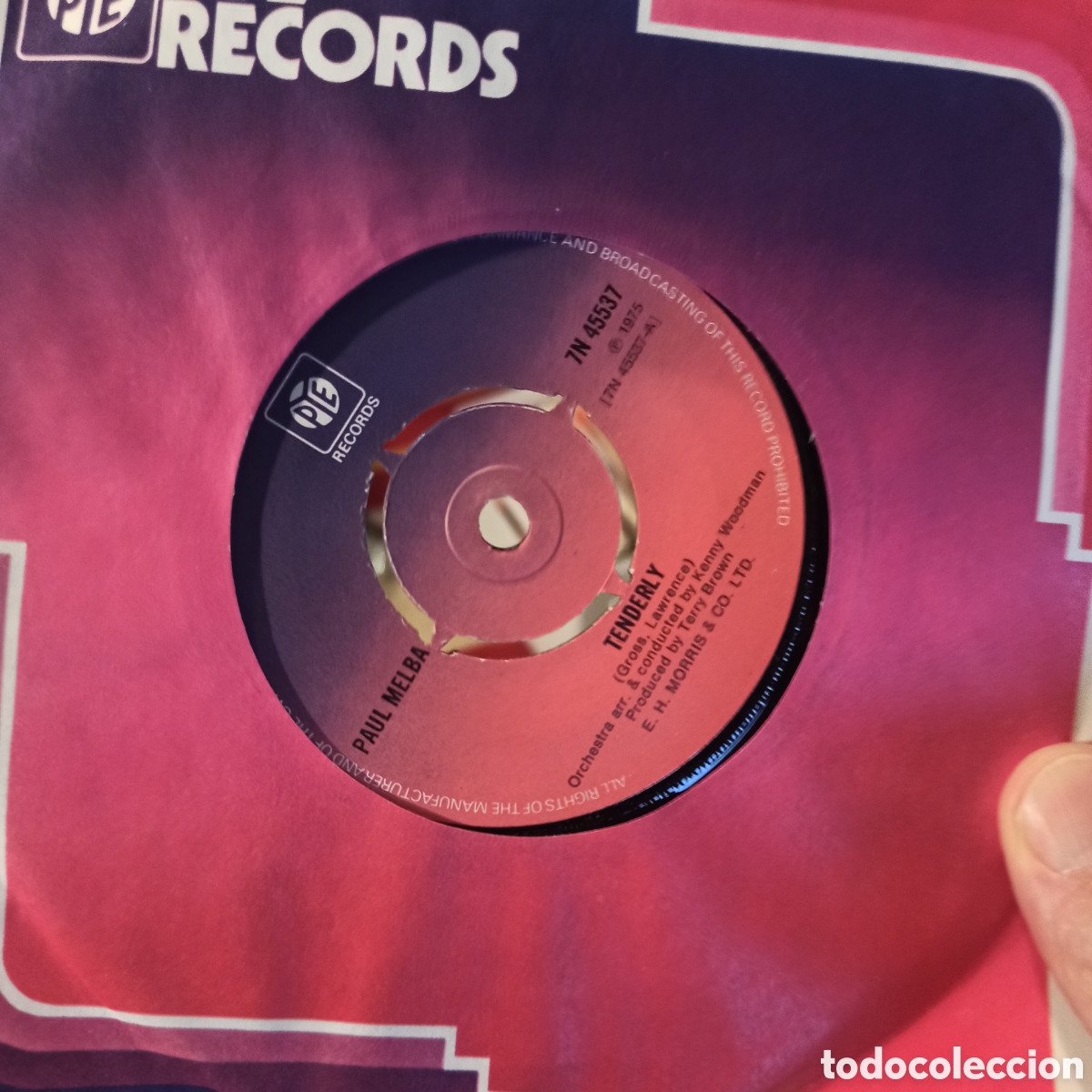 Discos de vinilo: Paul Melba &ndash; Tenderly - Foto 1