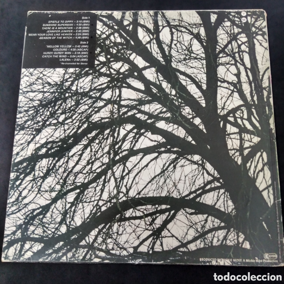 Discos de vinilo: DONOVANS GREATEST HITS - LP - 1969 - DONOVAN - Foto 2