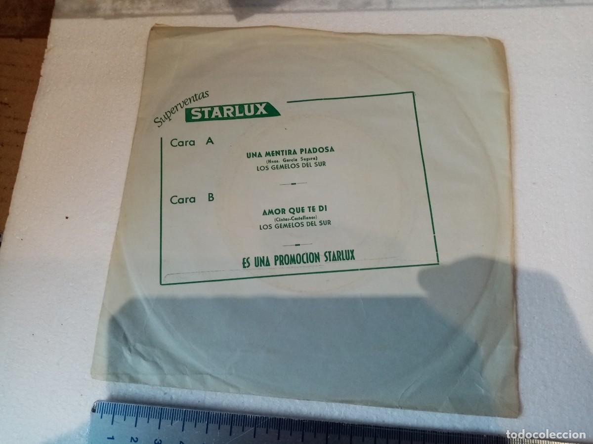 Discos de vinilo: SINGLE DE VINILO - DISCO PROMOCIONAL DE STARLUX - LOS GEMELOS DEL SUR - MUSICA - DISCO