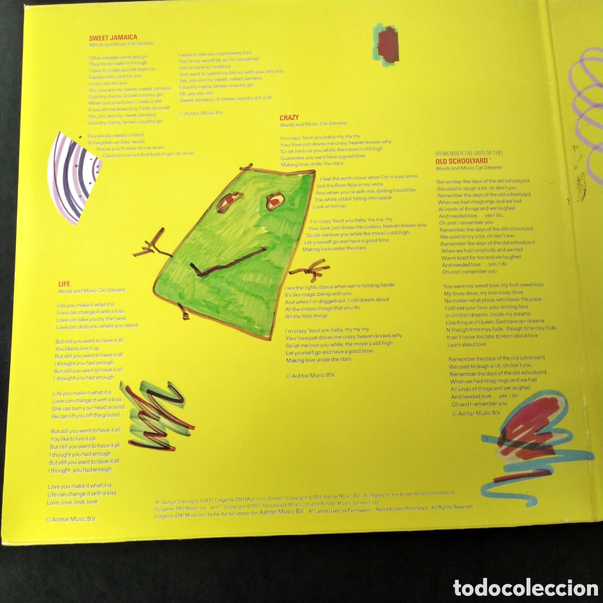Discos de vinilo: CAT STEVENS - IZITSO - LP - 1977 - CARPETA DOBLE GATEFOLD - Foto 3