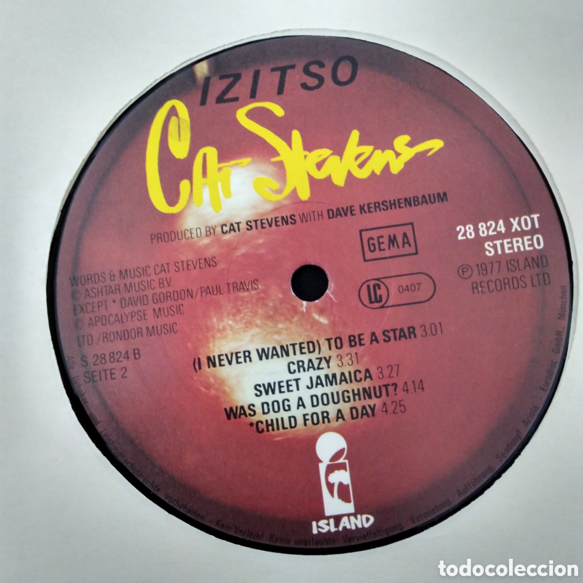 Discos de vinilo: CAT STEVENS - IZITSO - LP - 1977 - CARPETA DOBLE GATEFOLD - Foto 5