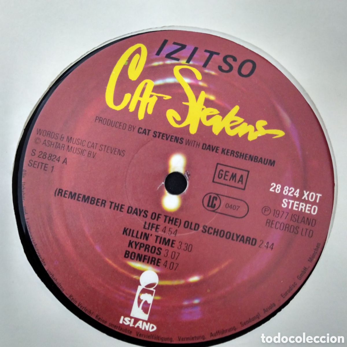 Discos de vinilo: CAT STEVENS - IZITSO - LP - 1977 - CARPETA DOBLE GATEFOLD - Foto 6